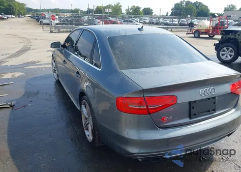 2014 Audi S4 3.0T Premium Plus z USA, uszkodzony, nr VIN WAUBGAFL9EA082577